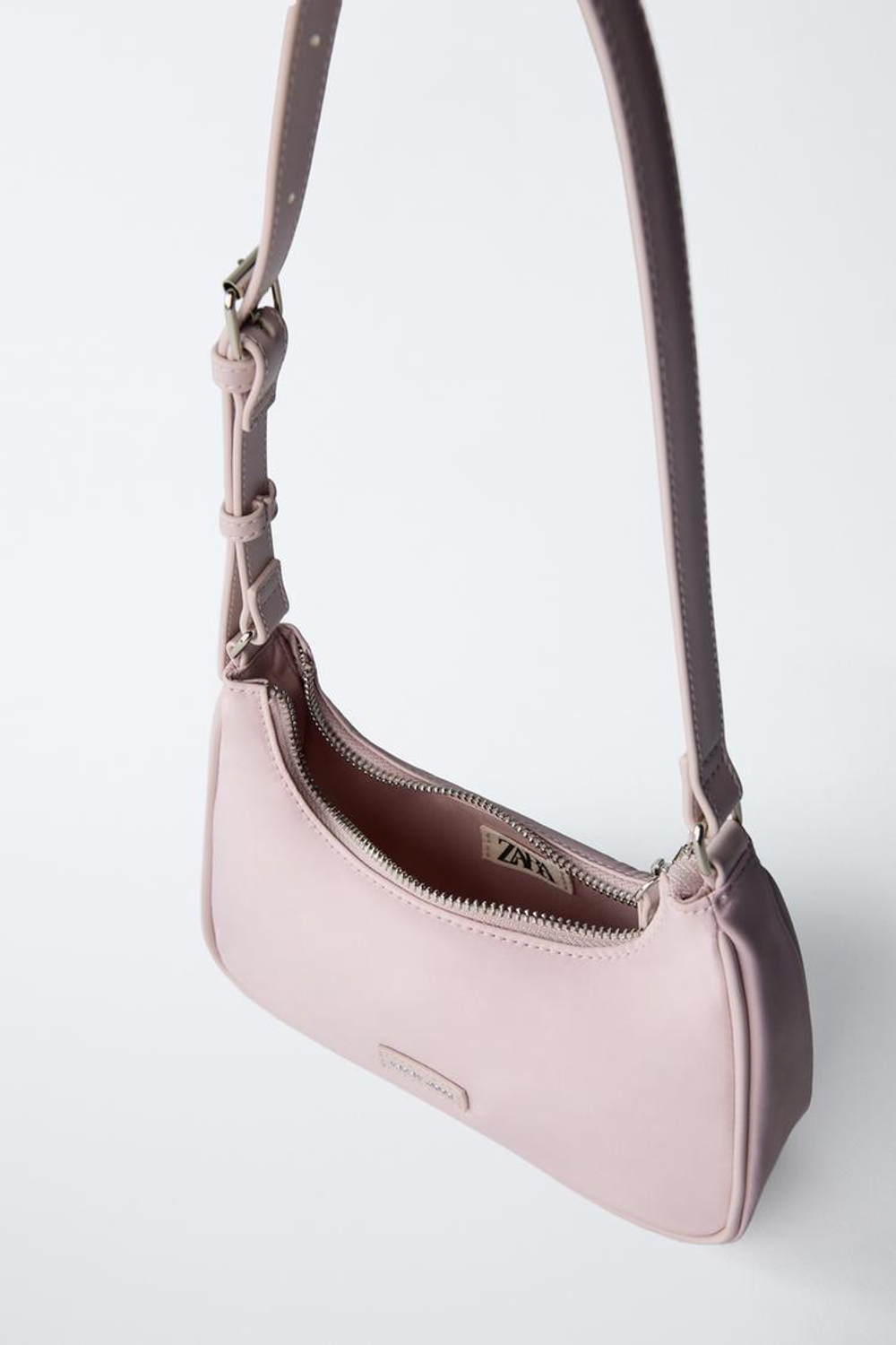 ZARA НЕЙЛОНОВАЯ СУМКА, РОЗОВЫЙ