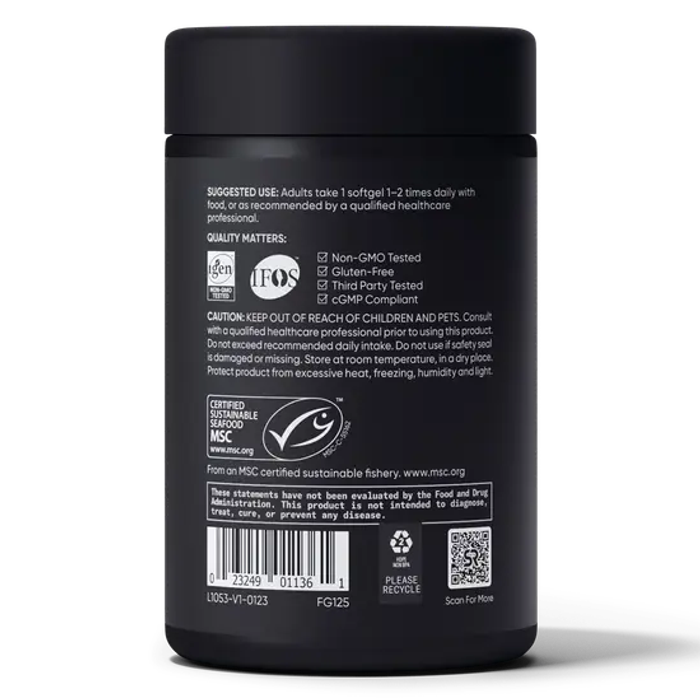 Масло антарктического криля SUPERBA с астаксантином 500 мг, Antarctic krill oil SUPERBA 500 mg, Sports Research, 120 капсул 2