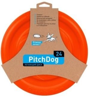 Летающий диск PitchDog оранжевый