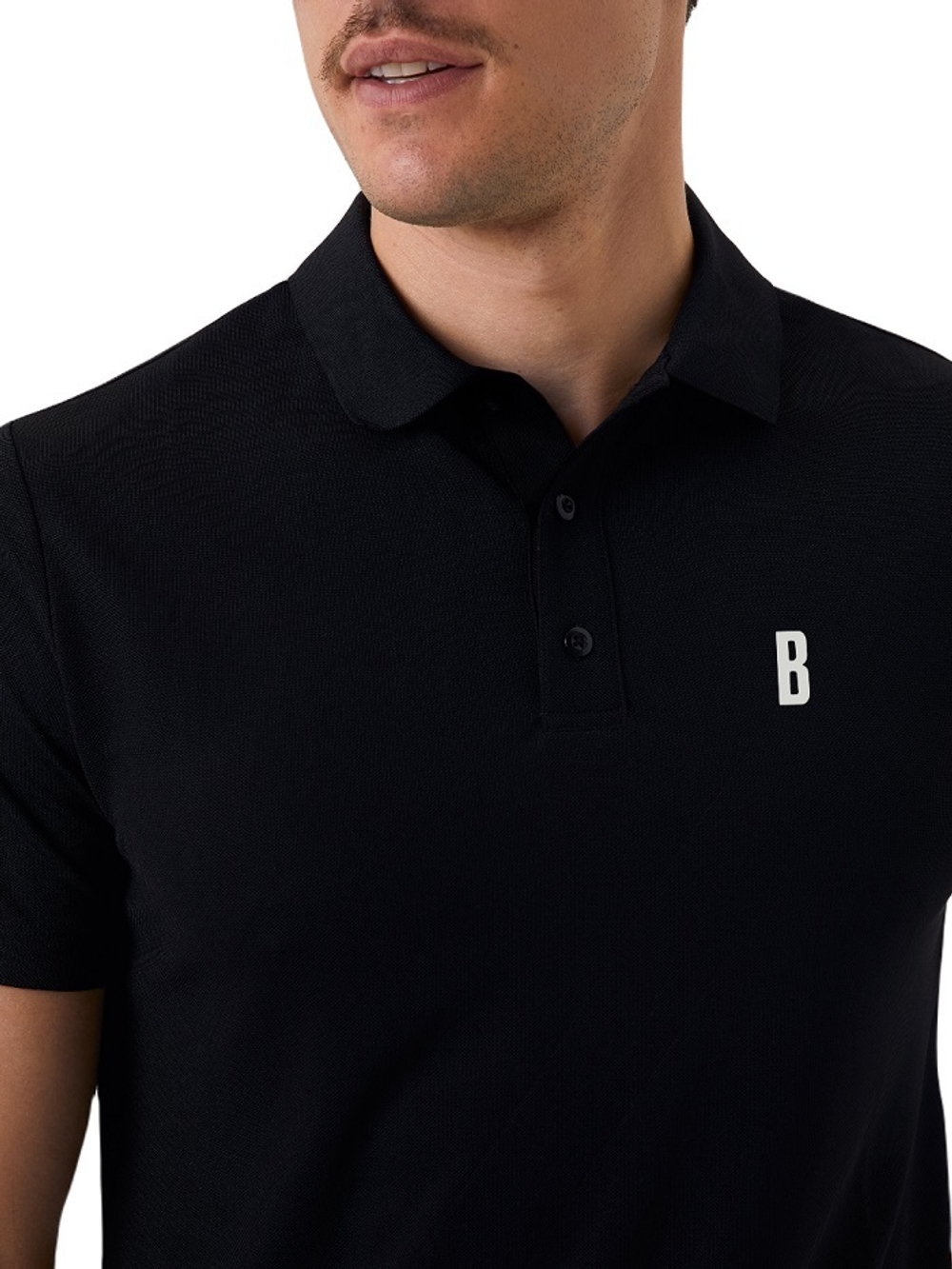 Мужское теннисное поло Björn Borg Ace Polo - black beauty
