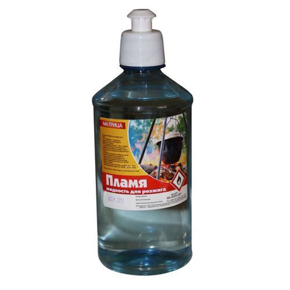 Жидкость для розжига "Пламя" 0,5л. пэт.бут.