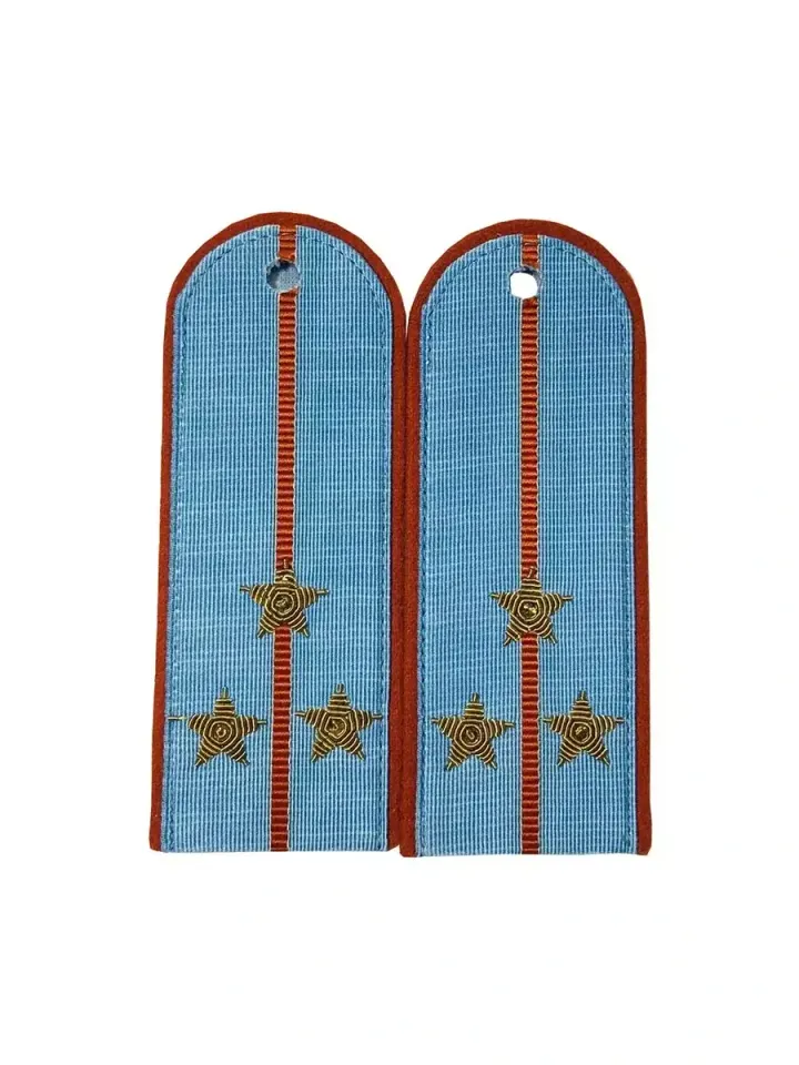 Погоны МЧС вышитые на рубашку ст.лейтенант