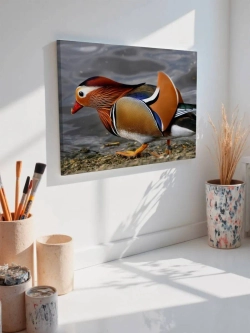 Картина на стену 40 X 50 Утка мандаринка