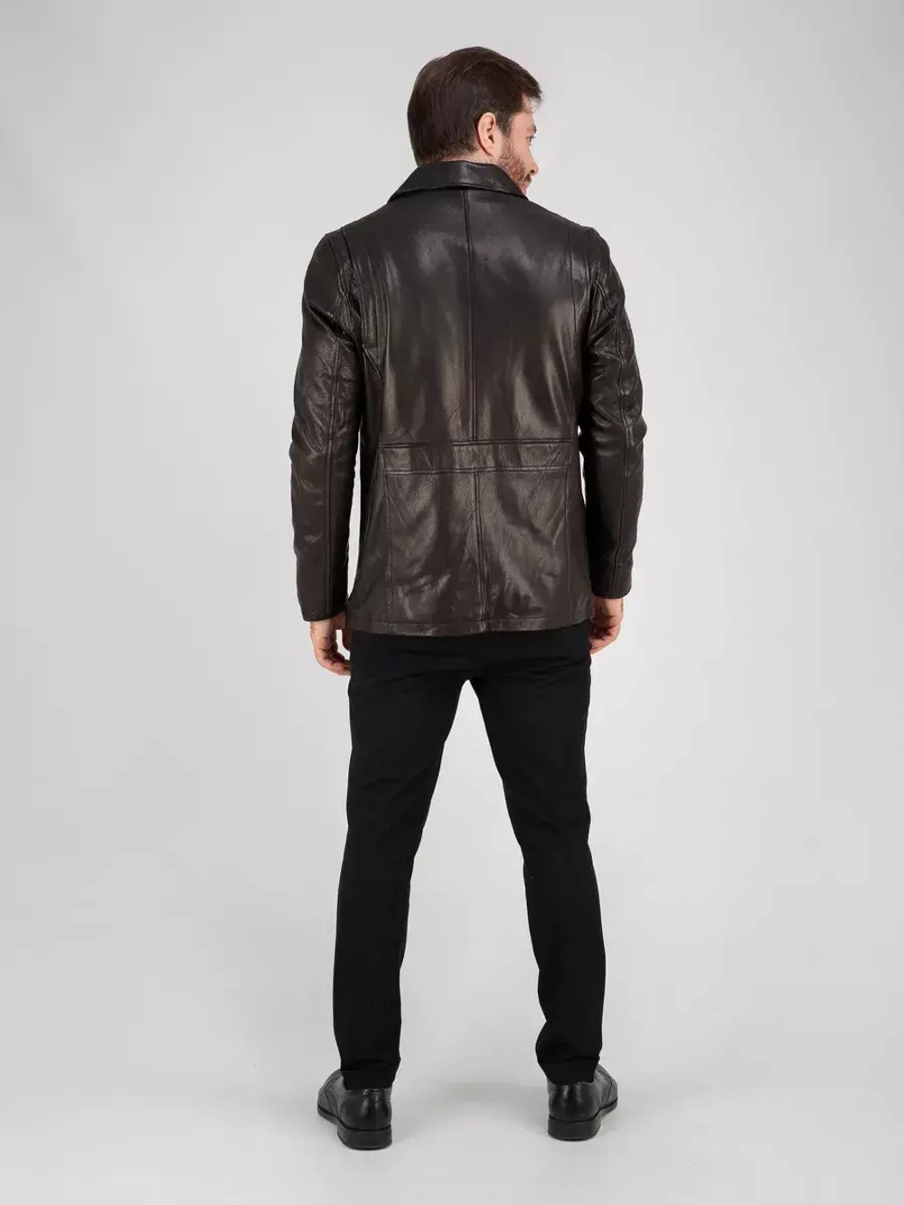 Кожаная куртка демисезонная