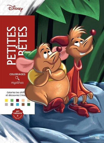 Раскраска по номерам Coloriages mysteres Disney - Petites betes, Маленькие звери, 128стр. - 201726007X