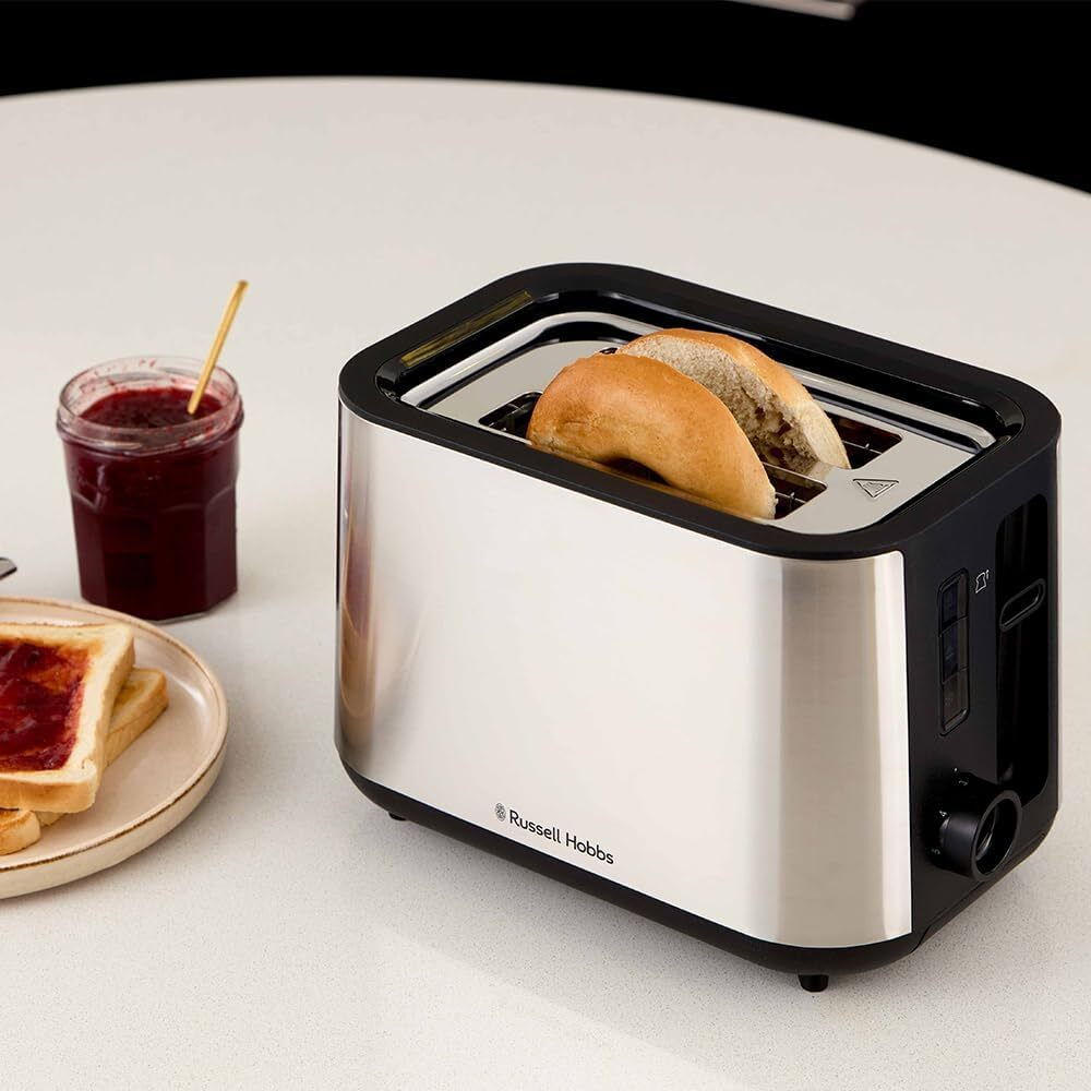 Тостер Russell Hobbs 27390-56 сталь/черный