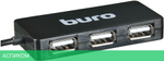 USB-хаб Buro BU-HUB4-U2.0-Slim черный