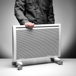 Конвектор гибридный электрический HybridX-1500, ИК нагреватель, цифровой термостат Denzel