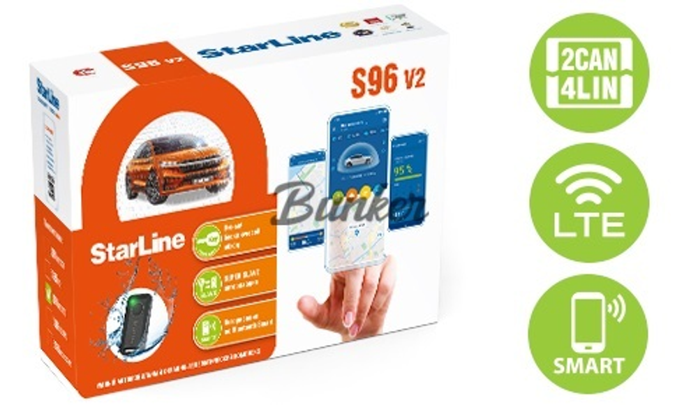 Автосигнализация StarLine S96 V2 LTE