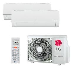 Мультисплит система на 2 комнаты LG PM09SP.NSJ x 2 / MU2R17.U13