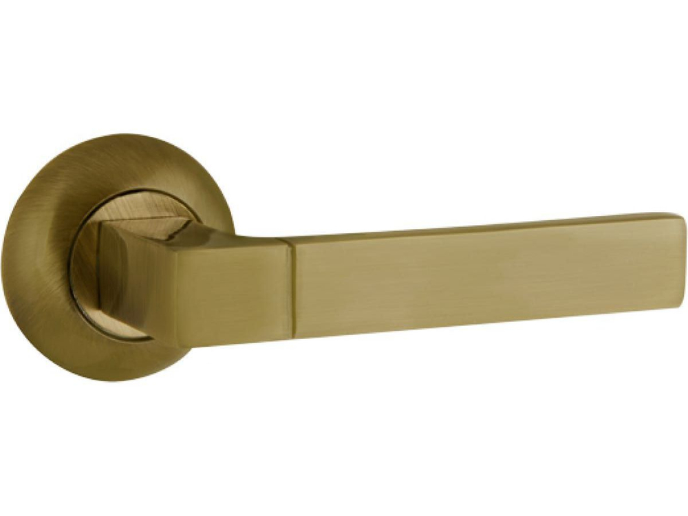 Ручки дверные FUSION JR ABG-6 зелёная бронза