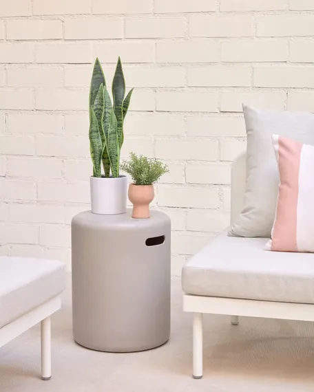 Табурет из бетона Taimi серый