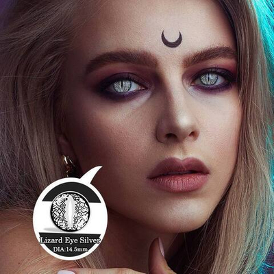Линзы на Хэллоуин "Змеиный глаз"