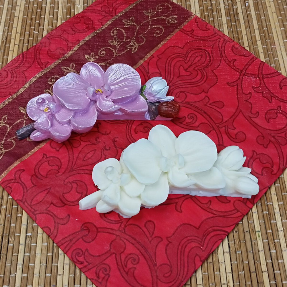 Молд силиконовый "Орхидея ветка" 229/1