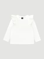 Лонгслив Mjölk Экрю с крылышками, уценка