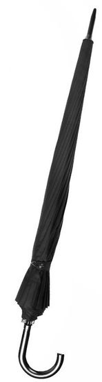 Мужской зонт трость Три Слона Черный - Однотонный Механика 1716