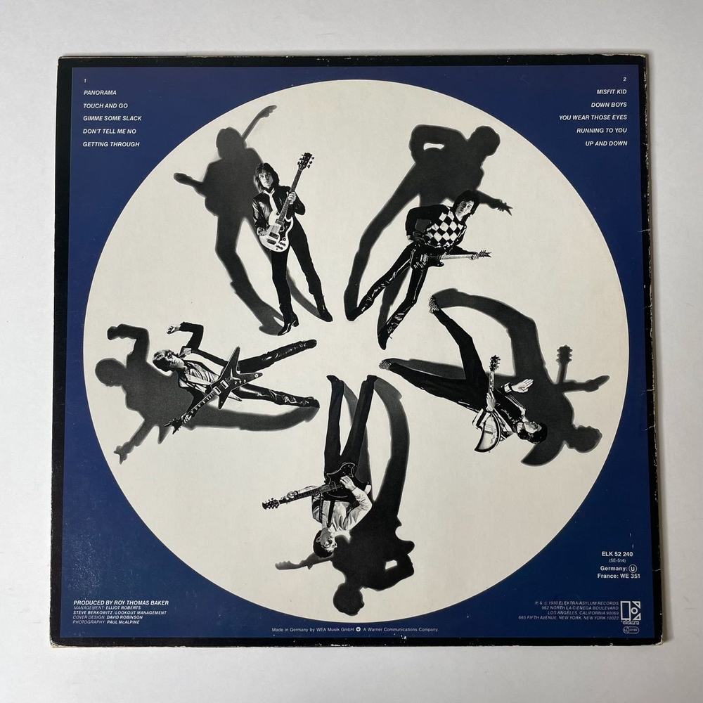 Винтажная виниловая пластинка LP The Cars Panorama (Germany 1980) Touch And Go