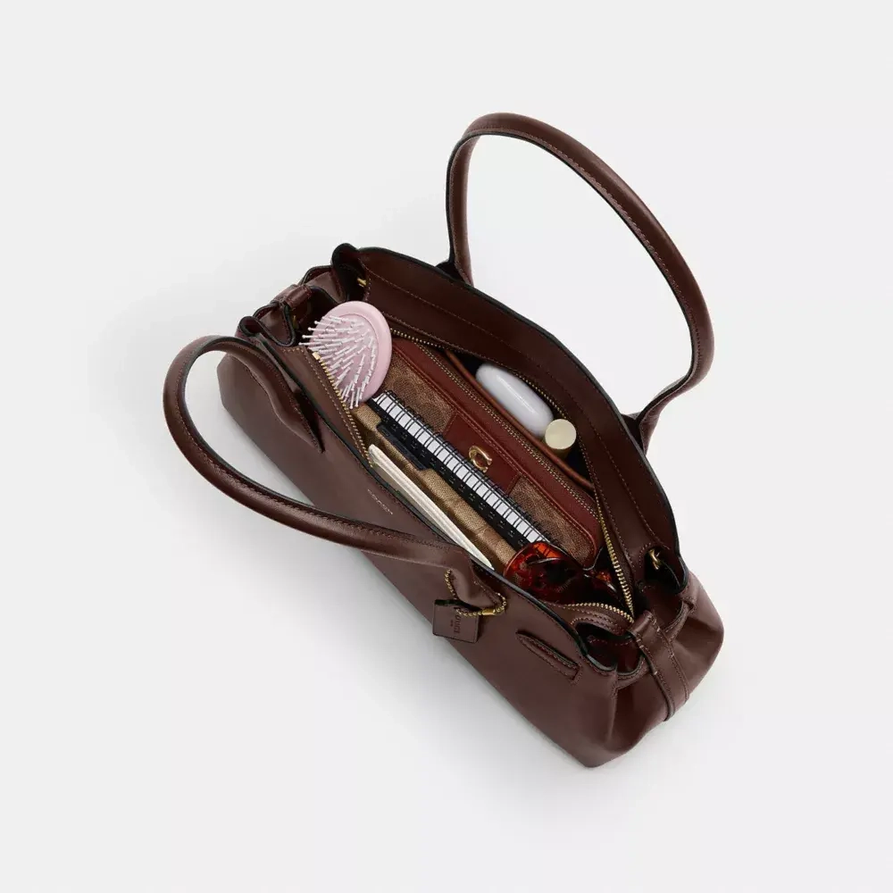 COACH СУМКА EMPIRE 34, ТЕМНО-КОРИЧНЕВЫЙ