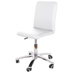 Стул мастера ОРФЕЙ со спинкой, металл белый