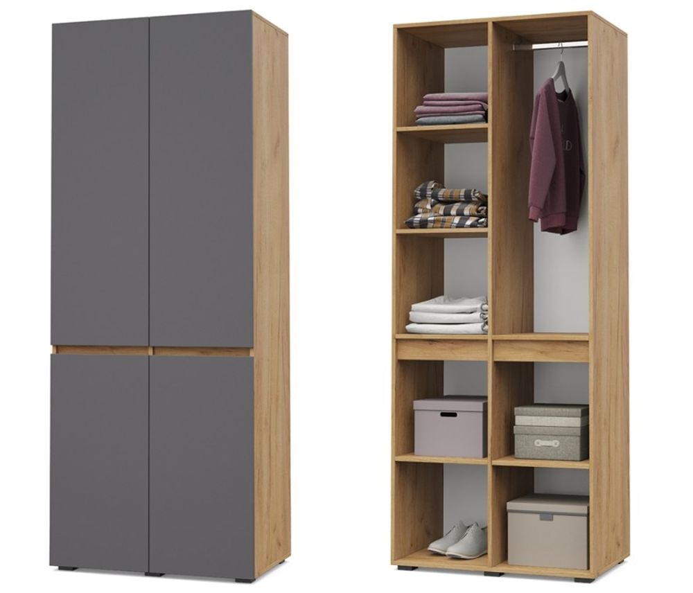 Шкаф двухстворчатый "Тифани" Т22 (полки), ЛДСП, МОДЕРИУМ, г. Ижевск