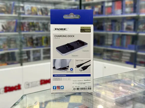 Док-станция PS5 Charging Stand  Dual Controller DOBE