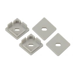 Набор заглушек ЭРА 1616S-3B для профиля CAB280, 4 сквозные квадратные