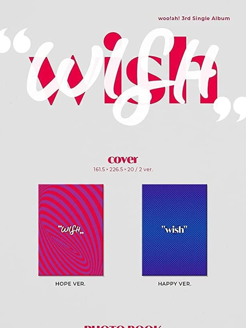 Альбом WOO!AH! - Wish 3rd Single Album RANDOM Version