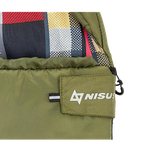 Спальный мешок Одеяло Nisus Travel Wide Plus 400 220х106см +10/-5/-12°С 2.7кг Hollowfiber -