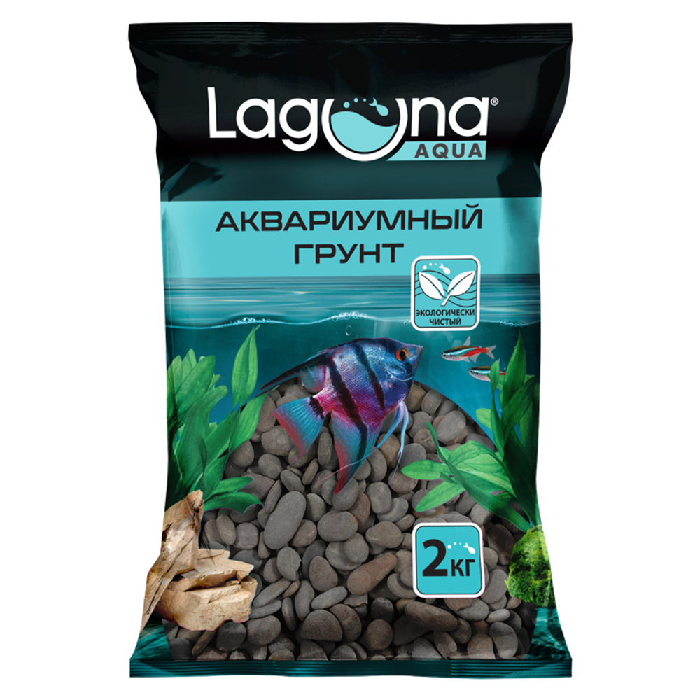 Грунт "Черный", 6-9мм, 2кг, Laguna