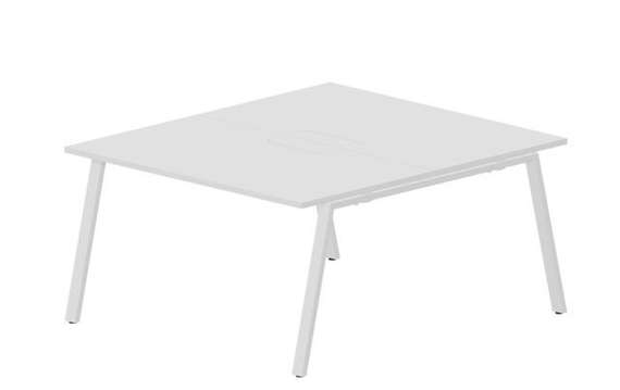 Составной стол Arena на 2 рабочих места 1380х1566х750мм (меламиновые аутлеты)