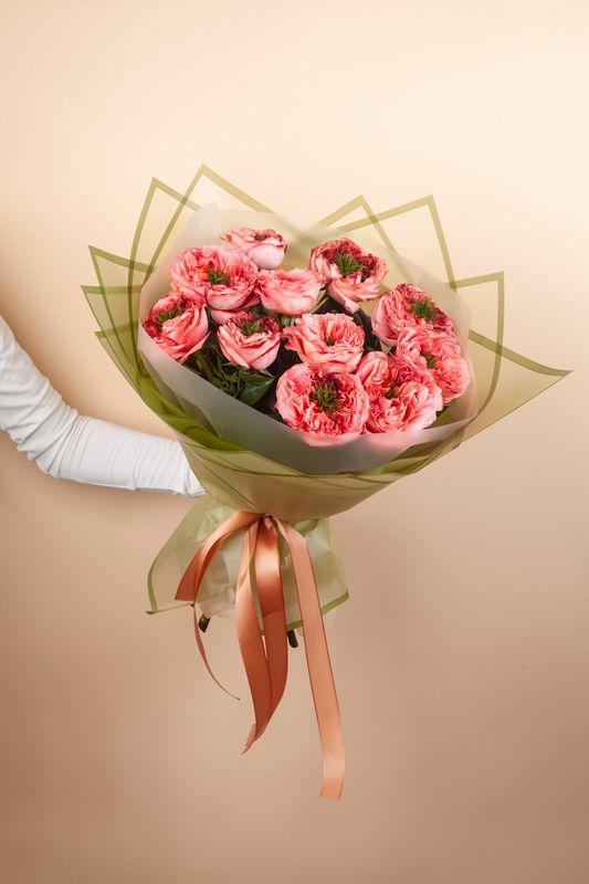 Букет из роз Мандарин Экспрешн