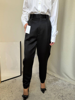 Новые атласные брюки Saint Laurent, S