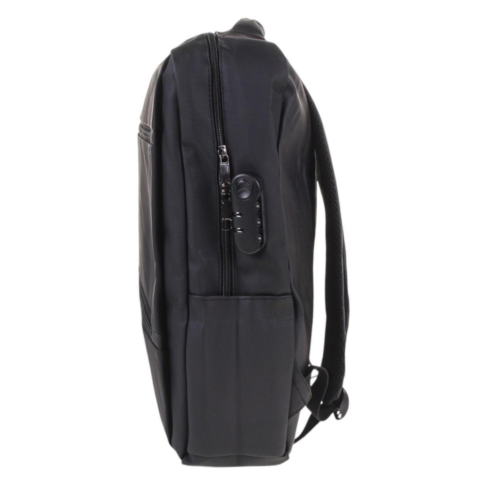 Рюкзак молодежный 43*31,5*12см, 1 отдел, 2 кармана, отсек д/ноутб,черный