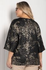 Блуза Австрия (черно-золотая) Б12535-27 LT Collection