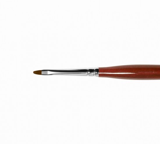 Кисть Рублёв GN33R №5 синтетика коричневая овальная