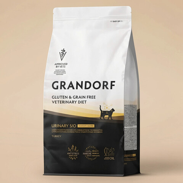 Сухой диетический корм Grandorf Veterinary Diet Cat Urinary S/O Moderate Calorie для кошек, склонных к набору веса, при мочекаменной болезни