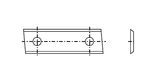 HM нож сменный TIGRA 40x12x1,5x26 T04F-CR RH