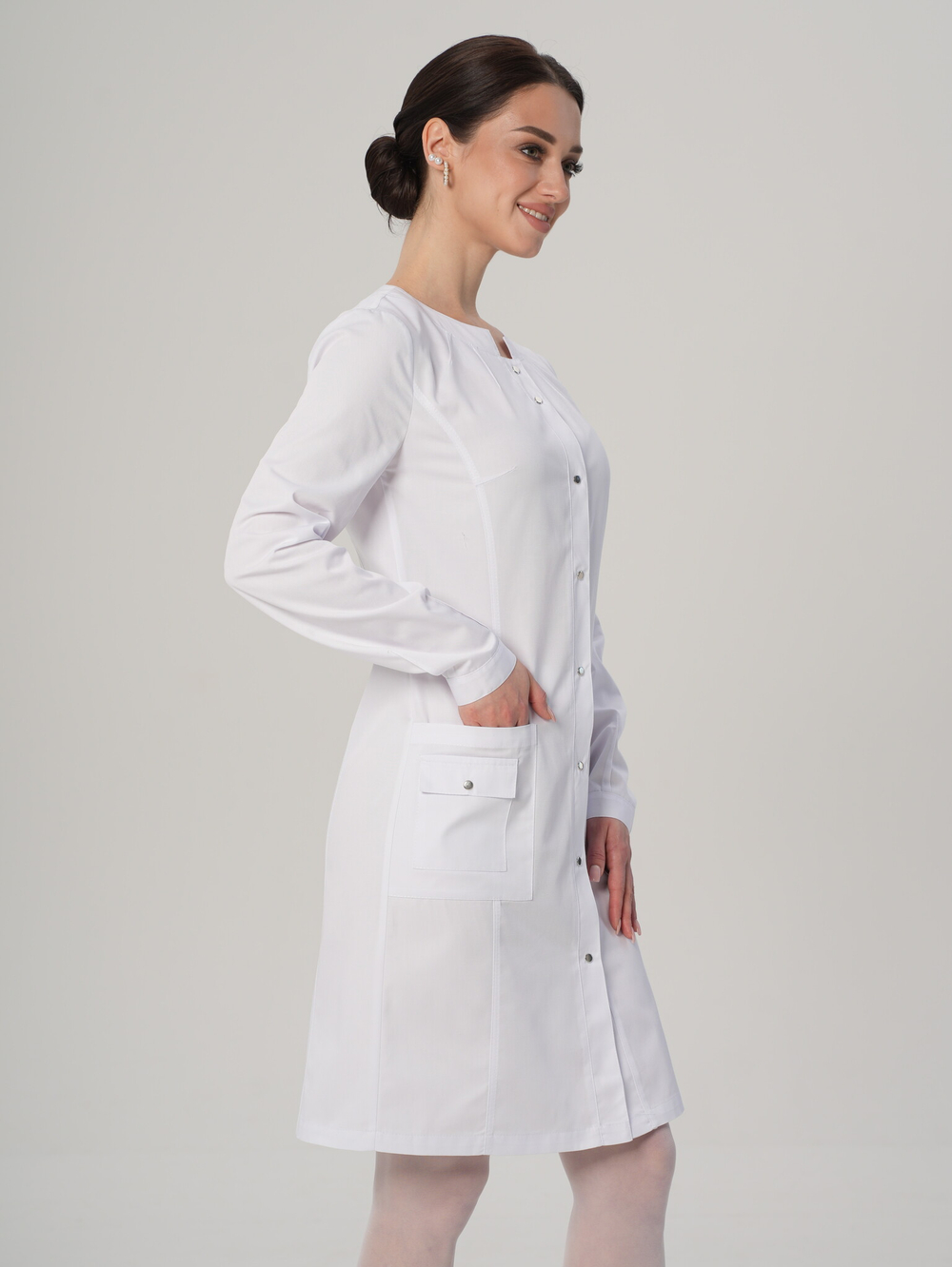 Халат медицинский женский | Х-102 кб клеон проф