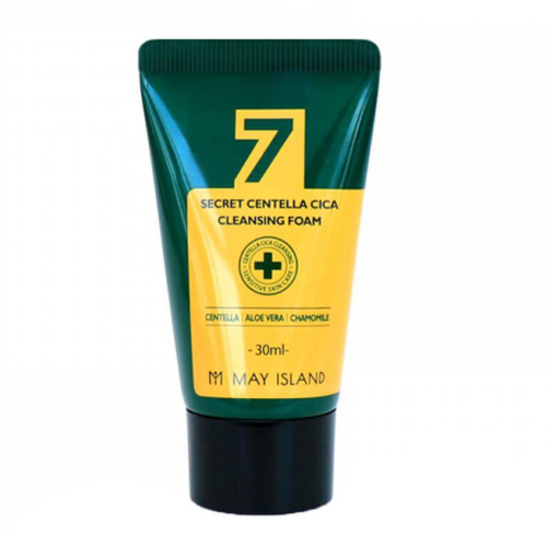 Очищающая пенка для проблемной кожи May Island 7 Days Secret Centella Cica Cleansing Foam, 30 мл