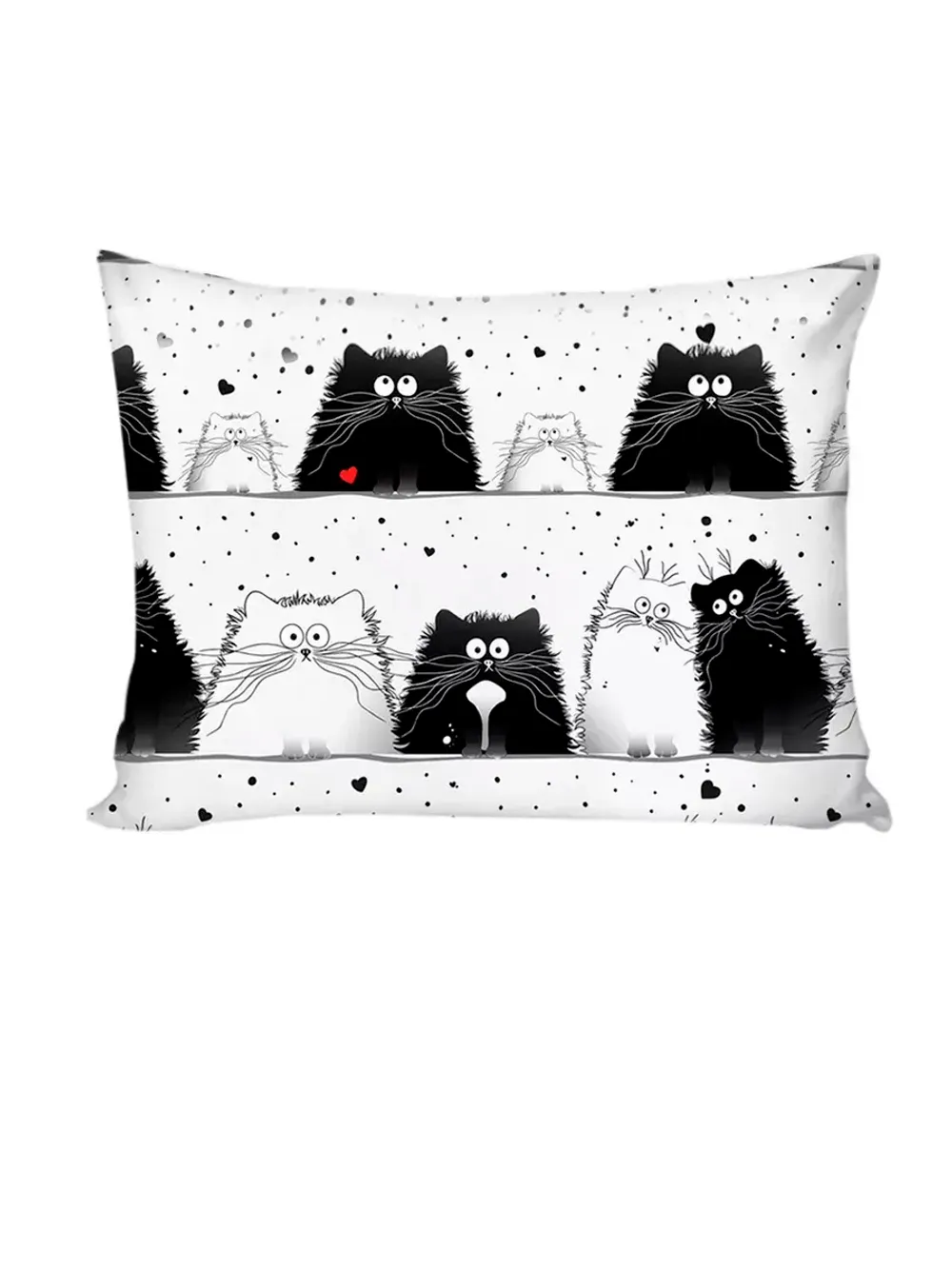 Постельное белье "Tomcat" 1,5-сп наволочка 50х70 1шт Простынь на резинке 90х200 см Пододеяльник 145х215 см Сказка сатин