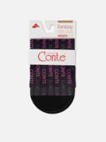 CONTE FANTASY Плотные носки с черным мыском и рисунком «CONTE FANTASY»