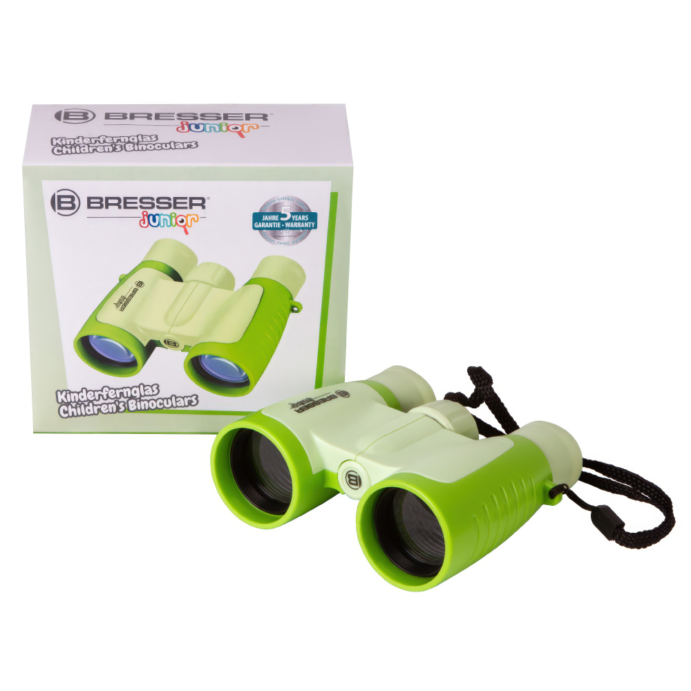 Бинокль детский Bresser Junior 3x30 зеленый - Компактная легкая конструкция