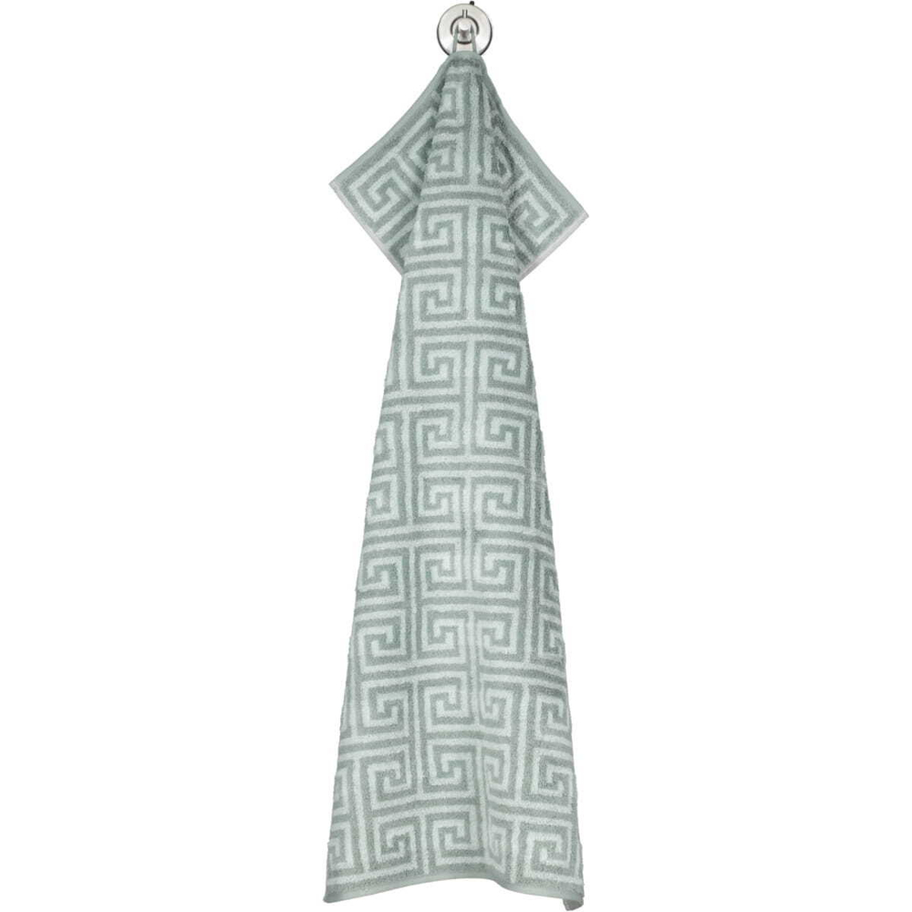 Полотенце 30х50 Cawo Noblesse Elegance Allover 1088 44 бирюзовое