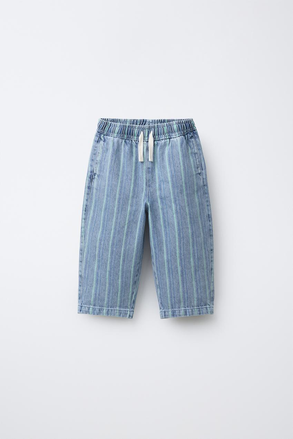 ZARA ДЖИНСЫ BAGGY В ПОЛОСКУ, ПОЛОСКИ