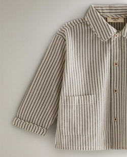 ZARA HOME ДЕТСКАЯ ПИЖАМА НА РОЖДЕСТВЕНСКУЮ ТЕМАТИКУ В ПОЛОСКУ, ЖЕЛТОВАТО-БЕЛЫЙ