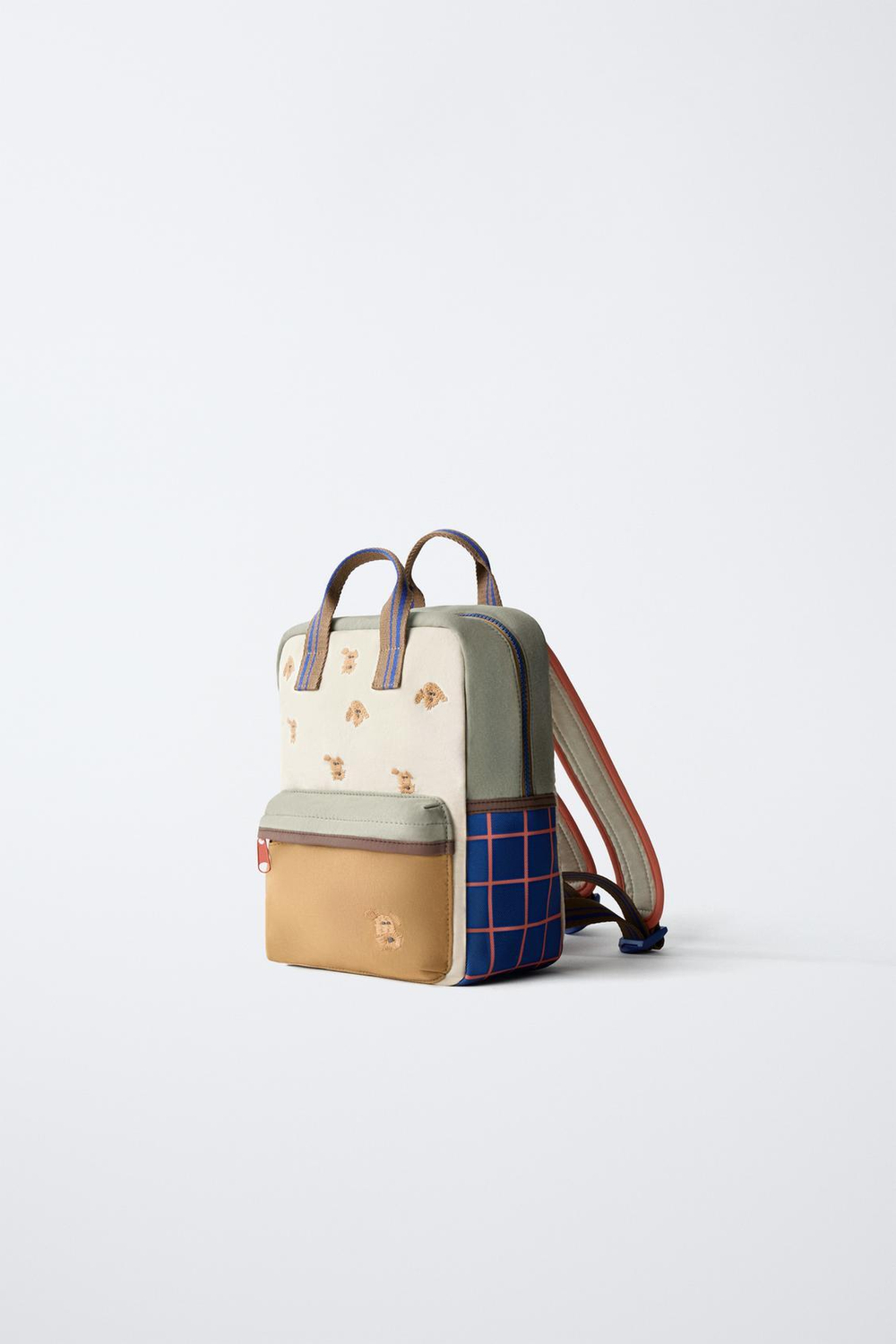 ZARA РЮКЗАК, БЕЖЕВО-КОРИЧНЕВЫЙ