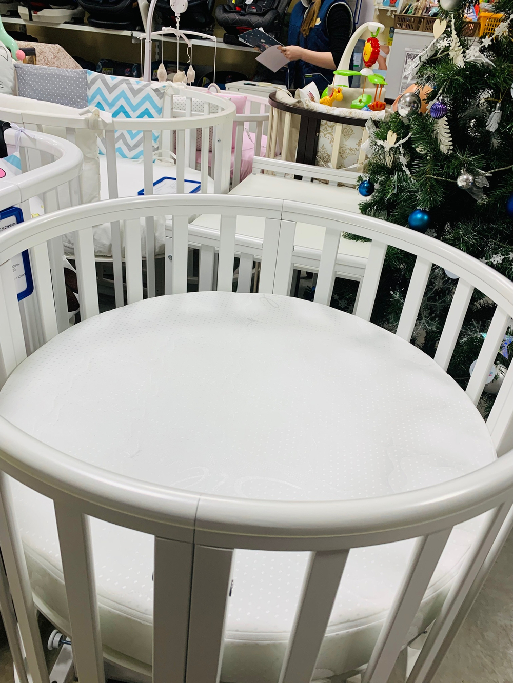 Матрас круглый "Львенок" Стег. трикотаж, 75*75 см