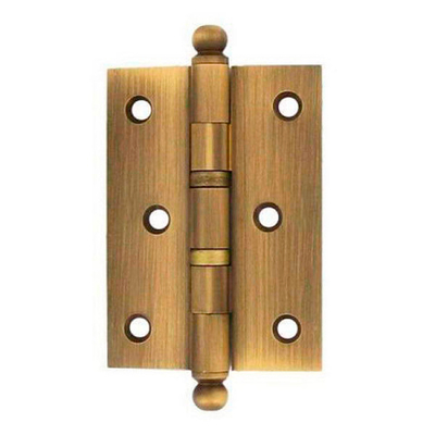 Петля ZERMAT 102х76 мм (CE86H.21 tern A) 2 подш. бронза вестерн  фигур.