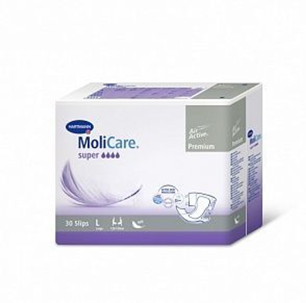 MoliCare Premium super soft - Моликар Премиум супер софт - Воздухопроницаемые подгузники: размер L, 30 шт.