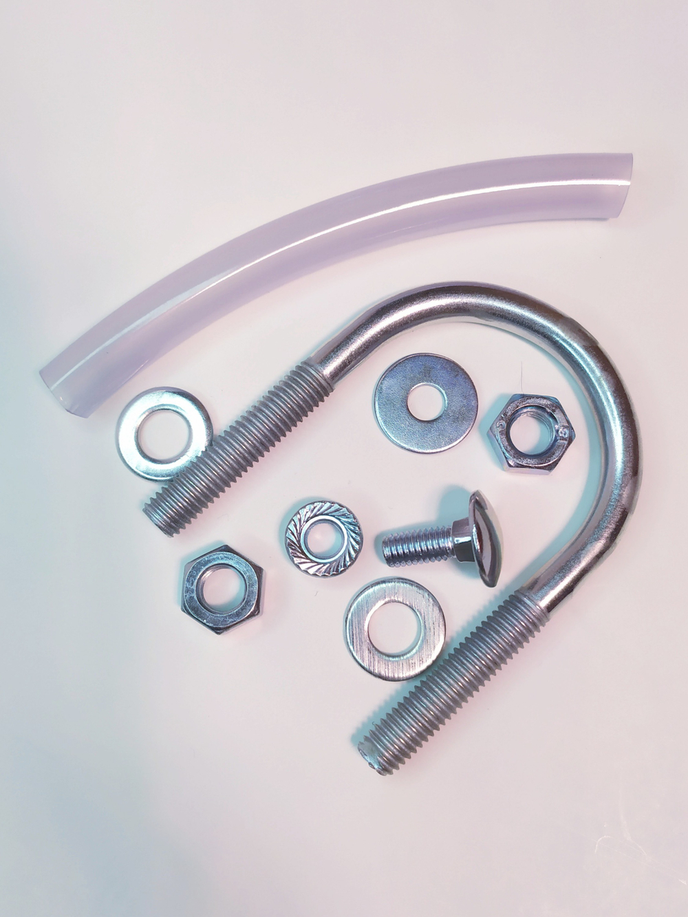 Кронштейн напольный регулируемый Кайрос САР2 на хомуте (стойка 200 мм) для алюм и биметалл радиаторов